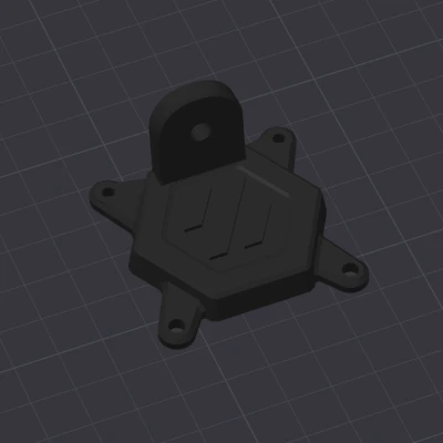 Nắp Top Hat có chỗ giữ ống Bowden