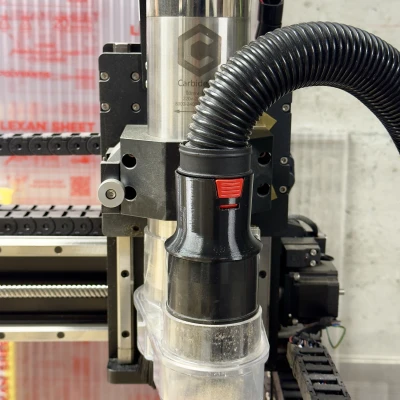 Adapter Dây Hút Bụi Wuerth cho Shapeoko 5 Pro Sweepy V2