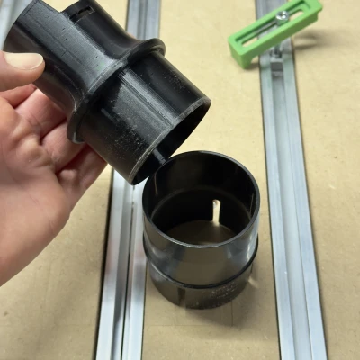 Adapter Dây Hút Bụi Wuerth cho Shapeoko 5 Pro Sweepy V2