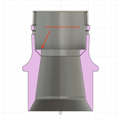Adapter Dây Hút Bụi Wuerth cho Shapeoko 5 Pro Sweepy V2