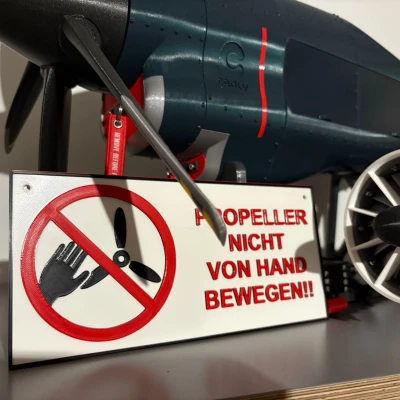 Biển Báo Không Được Xoay Cánh Quạt