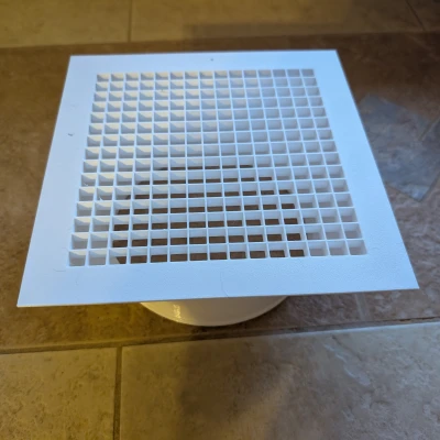 Nắp Che Ống Thông Gió Tường Cho Ống Dẫn 6"