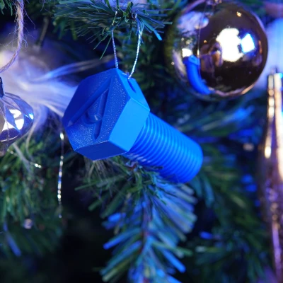 Phụ Kiện Trang Trí Cây Thông Noel Hình Bu-lông Lục Giác Accu