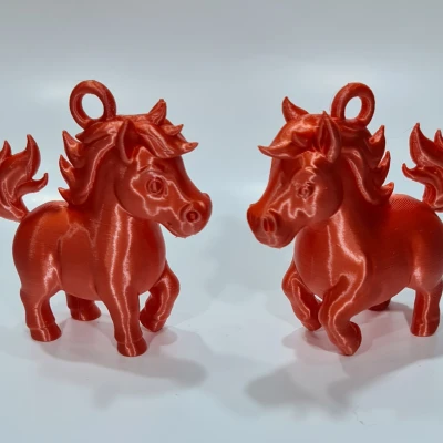 Ngựa Lửa Đỏ, Đồ Chơi Cây Thông Noel