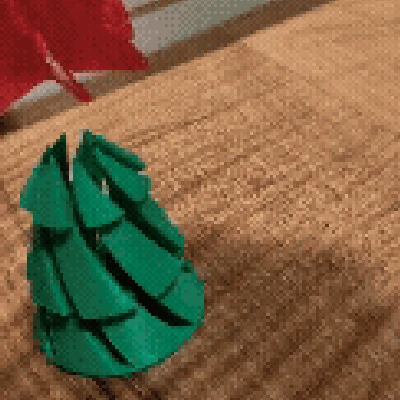 Cây Thông Noel Xoắn Ốc Dễ Làm