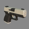 Móc Khóa Glock Fidget – Đồ Chơi Hành Động Trượt Mini In 3D - Thumbnail 13