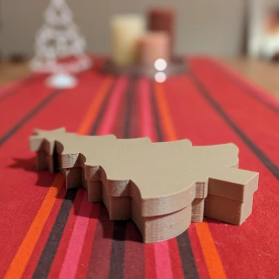 Hộp Quà Giáng Sinh Hình Cây Thông Noel | 2 Kích Cỡ | In Nhanh