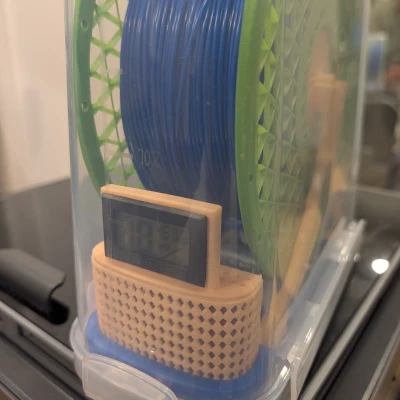 Hộp Chứa Chất Hút Ẩm và Ẩm Kế cho Hộp Đựng Ngũ Cốc Shigeer