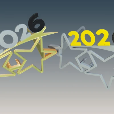 Kính Đón Giao Thừa "2026 – Ngôi Sao"