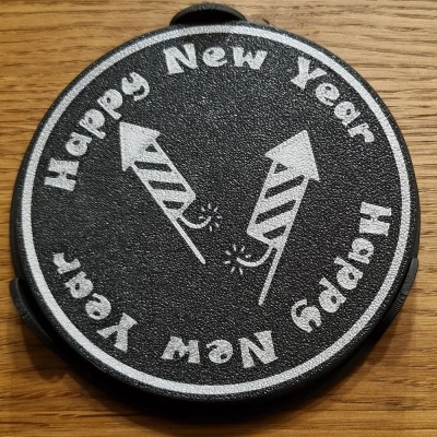 Bộ Ly Tách Đón Năm Mới + Đế Đựng