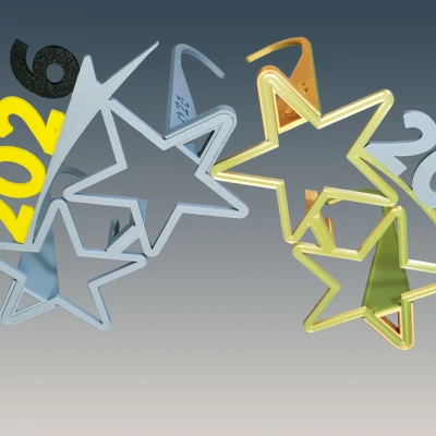 Kính Đón Giao Thừa "2026 – Ngôi Sao"