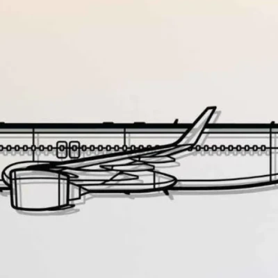 Tranh Treo Tường Máy Bay Airbus A320neo