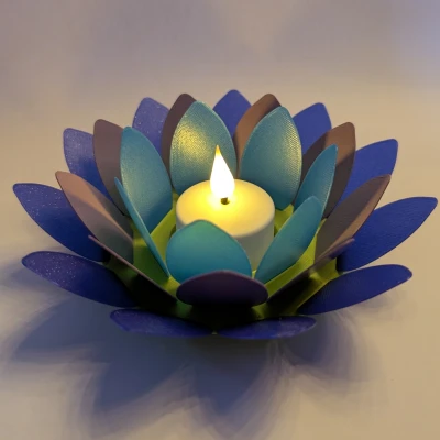 Mô hình Hoa Nến Tealight - Tealight Flower