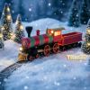 Xe Lửa Giáng Sinh - Mô hình 3D - Thumbnail 1