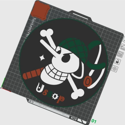 Tấm Ussop One Piece 4 Màu