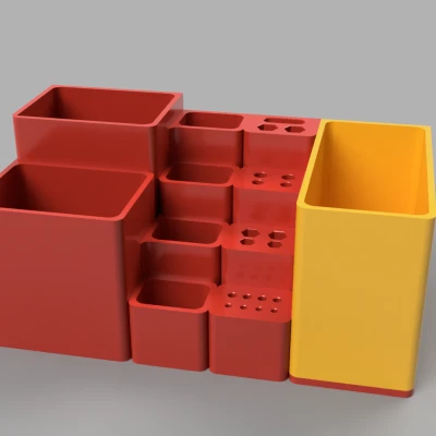 Hộp Sắp Xếp Đồ Dùng Văn Phòng/Dụng Cụ Trên Bàn