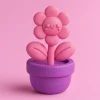 Mô hình Bông hoa Hạnh phúc trong chậu - Thumbnail 1