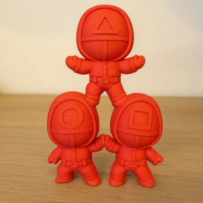 Bộ Ba Squid Game Dễ Thương