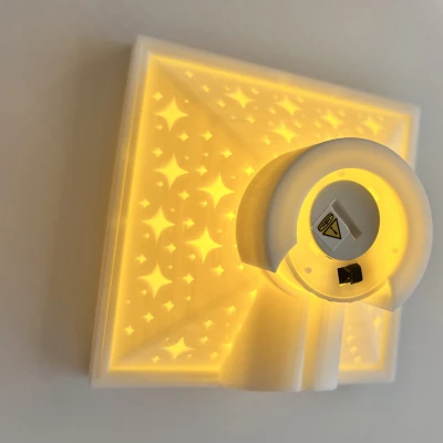 Nút Lithophane Độc Đáo - Nắp Đèn Trà