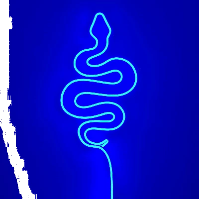 Tranh Rắn Treo Tường LED