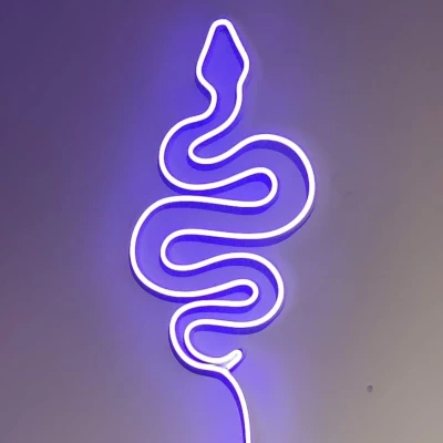 Tranh Rắn Treo Tường LED