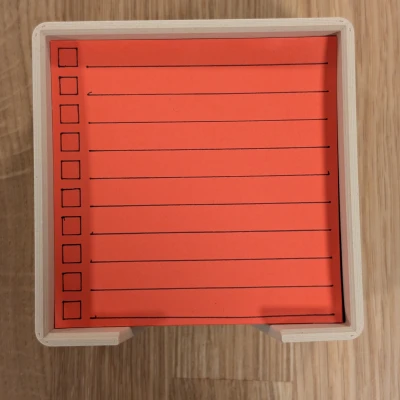 Hộp Giấy Ghi Chú Post-it Kèm Khuôn Vẽ