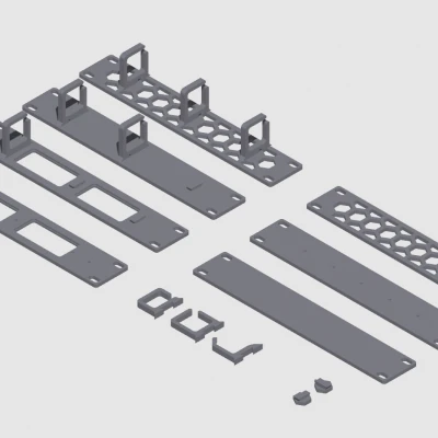 Tấm Ốp Mặt Tủ Rack 10 inch