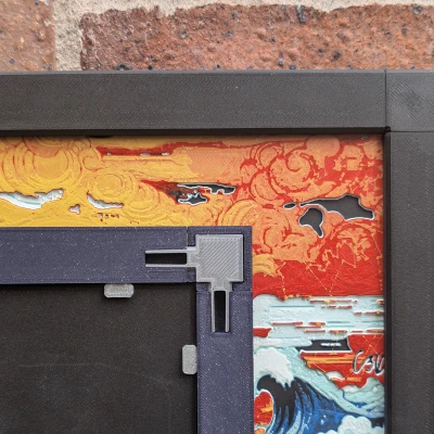 Khung lắp ghép cho Hueforge - Có giá treo tường