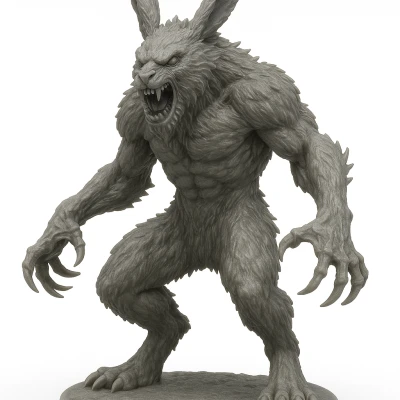 Wererabbit - Quái vật Lycanthropy Thỏ Hỗn loạn