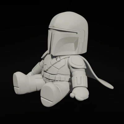 Mô Hình The Mandalorian - Mini Sitting Cutie