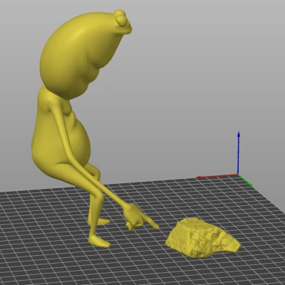 Mô hình 3D Marcus The Worm