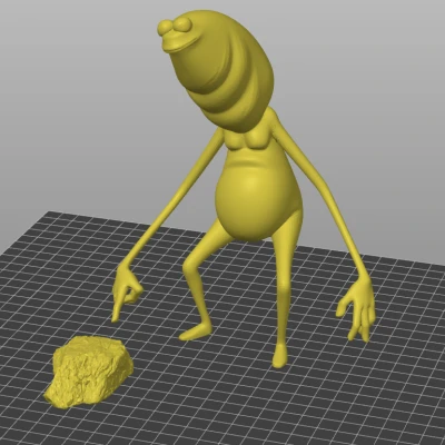 Mô hình 3D Marcus The Worm