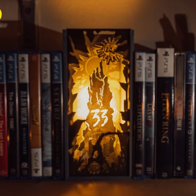 Expedition 33 Monolith Phát Sáng Book Nook