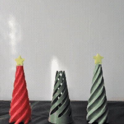 Cây Thông Xoắn Fidget - Cây Thông Giáng Sinh Xoắn Ốc