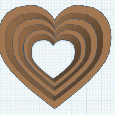 Dao Cắt Bánh Hình Trái Tim - Nhiều Kích Cỡ