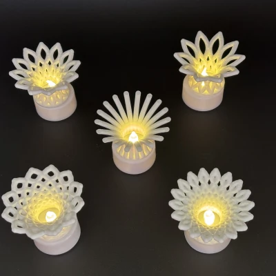 Phụ kiện che đèn trà hình học - Nhiều mẫu trang trí thanh lịch