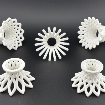 Phụ kiện che đèn trà hình học - Nhiều mẫu trang trí thanh lịch