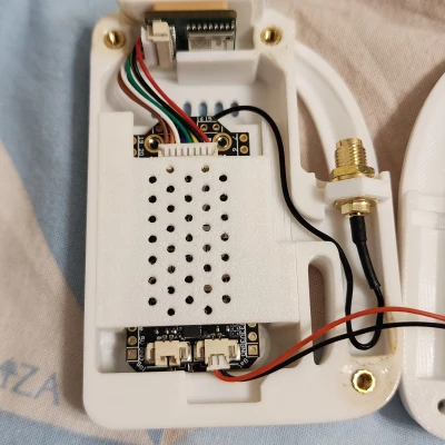 Vỏ in 3D cho Heltec V4 (GPS) đã sửa cho ăng-ten GWS