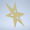 Trang Trí Ngôi Sao - Mẫu In Một Mảnh - Thumbnail 8