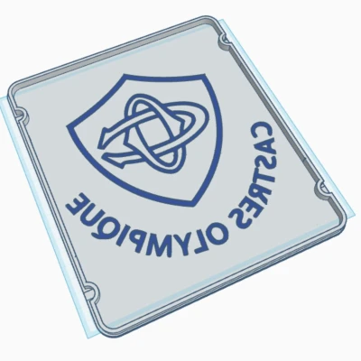Logo Castres Olympique Rugby (Đèn ngủ có đèn nền)