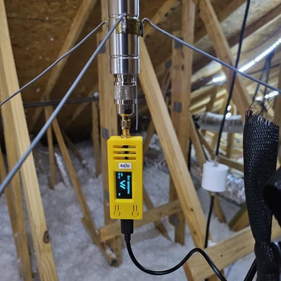 Vỏ Hộp Khung Hở Cho Radio Meshtastic Heltec V3 V4 Gắn Ăng-ten Gác Mái