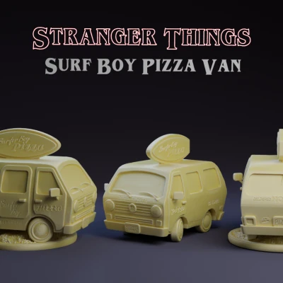 Xe Pizza Surf Boy : Stranger Things : Xe Đua Đụng Xe
