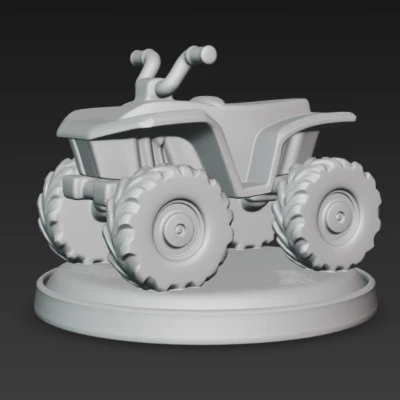 Mô Hình Xe Quad Chạy Đua Va Chạm