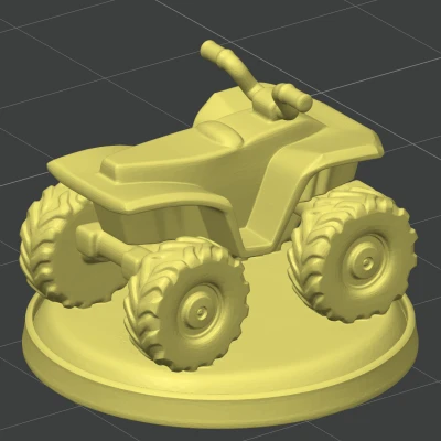 Mô Hình Xe Quad Chạy Đua Va Chạm