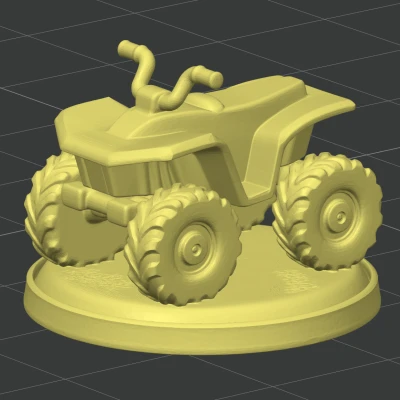 Mô Hình Xe Quad Chạy Đua Va Chạm