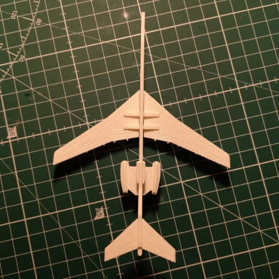 Bộ Mô Hình Boeing 727 Kit Card