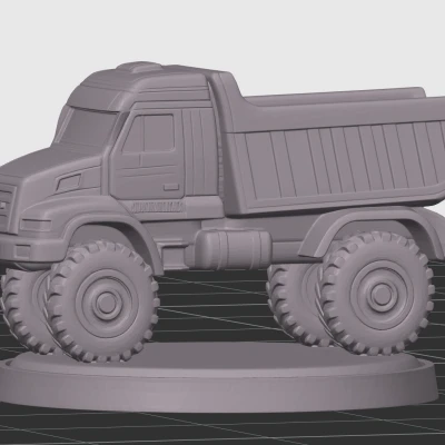 Mô Hình Xe Iveco Đụng Xe