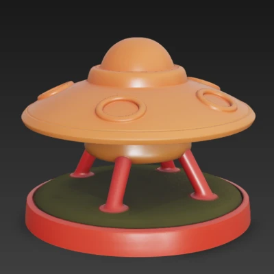 Mô Hình UFO Đua Xe Đụng