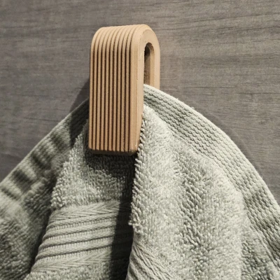 Móc Treo Khăn Có Bóng (Băng Keo Hai Mặt)