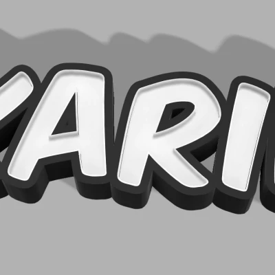 Đèn Tên KARIM LED - 2 Kích Cỡ 40mm & 50mm Chiều Sâu